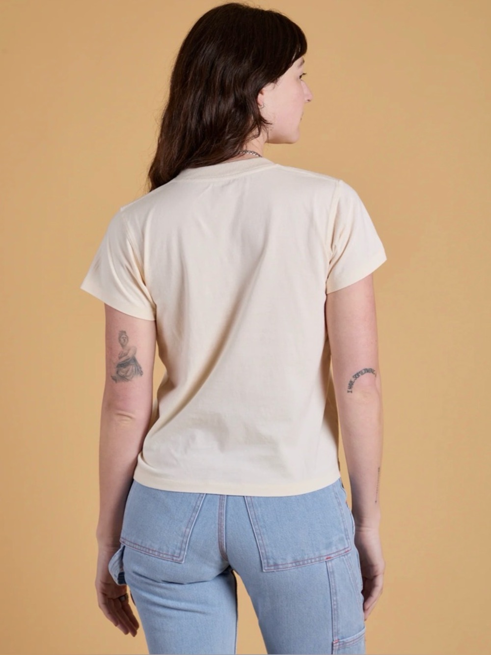 NWOT Big Bud Press Organic Tee - Vintage Off White - Picture 6 of 6